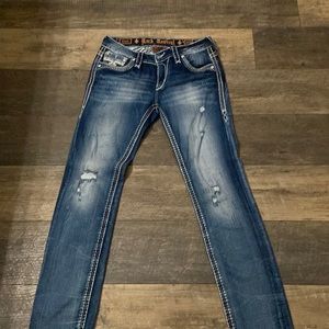 Rock revival glade straight jeans size 30 inseam 30